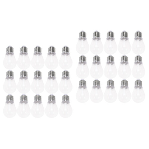 30Pcs Round Transparent Lip Gloss Tubes Durable Plastic Storage 2