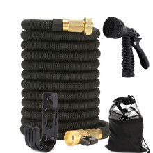 (US Standard (25FT)) Ensemble de tuyau extensible Garden Magic, pistolet à eau haute pression pour lavage de voiture