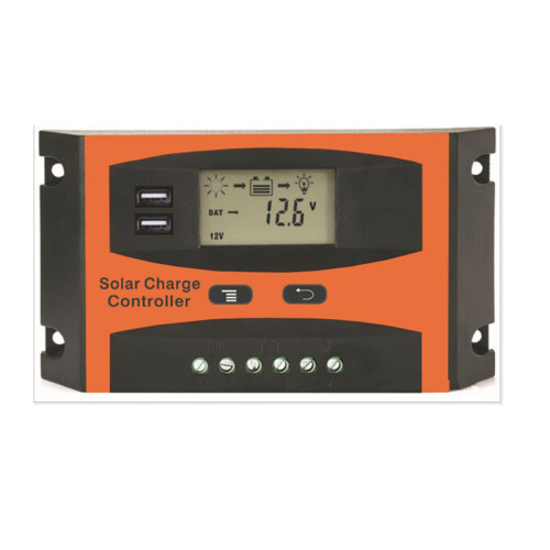 (10A) LD Series 12V24V20A Solar Charge Discharge Controller Dual USB Solar Panel Kit