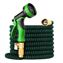 (Black-Green, 50FT) Högtrycksvattenspruta med expanderbar biltvätt, set x20 – Bärbar trädgårdsspruta för landskaps- och bilrengöring