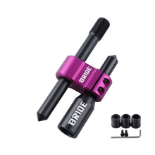 (Purple) Car Modification Universal H-Type Shift Knob Extension Rod Bride Gear Lever Heightening Rod