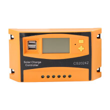 (10A) Contrôleur de charge solaire LCD CS 12V 24V 20A 30A pour la production d'énergie photovoltaïque