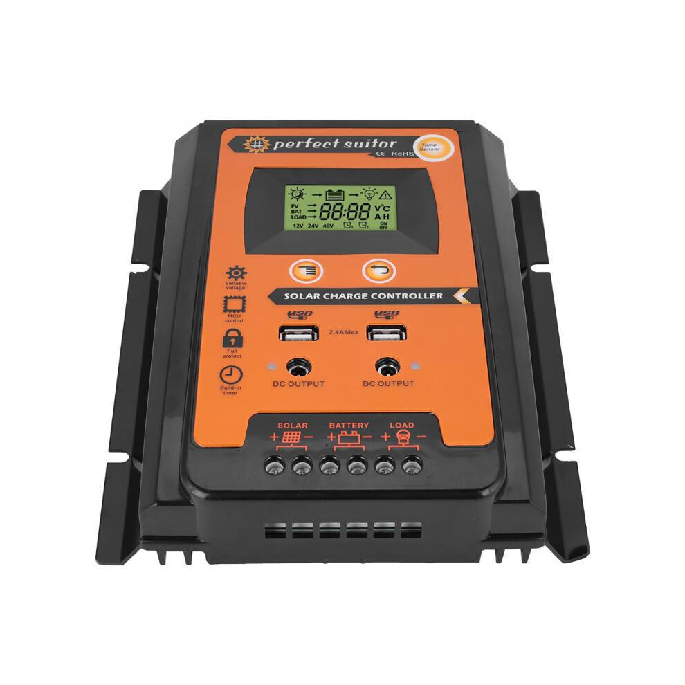 (30A) Pwm Solar Charge Controller 12V/24V 30A 50A 70A Battery Regulator 7001649322792