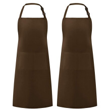 (Coffee) Zestaw fartuchów w kwiaty do kuchni, kawiarni i grilla