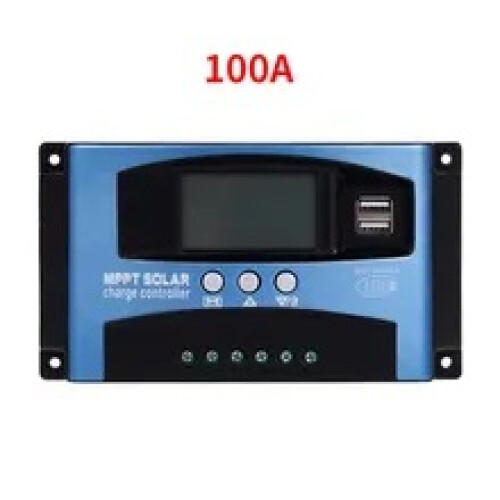 (50A) Solar Charge Controller 12V/24V 30A-100A LCD Display DC Socket Solar Power System