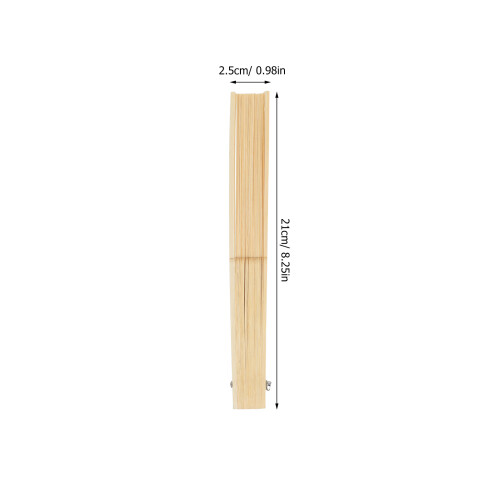 Portable Bamboo Folding Fan Frames for DIY Projects 1