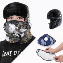 (Green) Winter Hat Keep Warm Unisex Winter Trapper Aviator Trooper Earflap Ski Hat