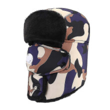 (Gray) Winter Hat Keep Warm Unisex Winter Trapper Aviator Trooper Earflap Ski Hat Cap