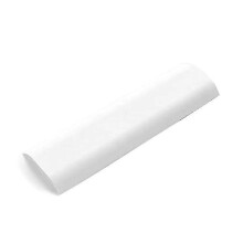 (White) Self-adhesive Wire Cable Tube Lid Fixer Wall Floor Cord Duct Cover Organizer