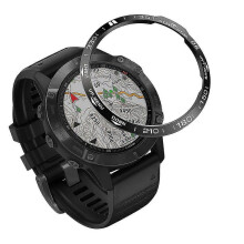 (Multicolor, Style A Garmin Fenix 6) Stainless Steel Replacement Watch Bezel (Type B) for Garmin Fenix 6/6 Pro/ 6 Sapphire