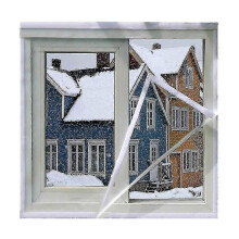 (W120cmxH200cm) Window Heat Insulation Film Warm Film In Winter Self-adhesive Mucosa Protective