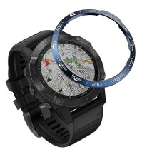 (Multicolor, Style C Garmin Fenix 6) Stainless Steel Replacement Watch Bezel (Type B) for Garmin Fenix 6/6 Pro/ 6 Sapphire