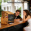 Countertop Wall Mounted Donation Box with Chalkboard 8