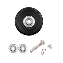 (PU54mm*22mm) Suitcase Wheels Luggage Replacement Wheels Suitcase Spinner Wheels Accessories