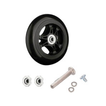 (PU110mm*28mm) Suitcase Wheels Luggage Replacement Wheels Suitcase Spinner Wheels Accessories