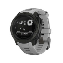 (Gray) Quick Fit Silicone Watch Band Strap For Garmin Instinct 22MM Smart Watch Sports