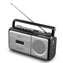 Portable Cassette Player with AM/FM Radio, Tape Recording & USB Playback