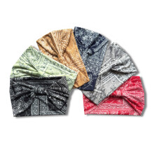 Set di 6 fasce per capelli da yoga bohémien da donna Wide Edge, elastiche e traspiranti, accessori sportivi per capelli.