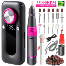 Rechargeable 35000 RPM High-Speed Portable Nail Grinder & Trimmer Kit