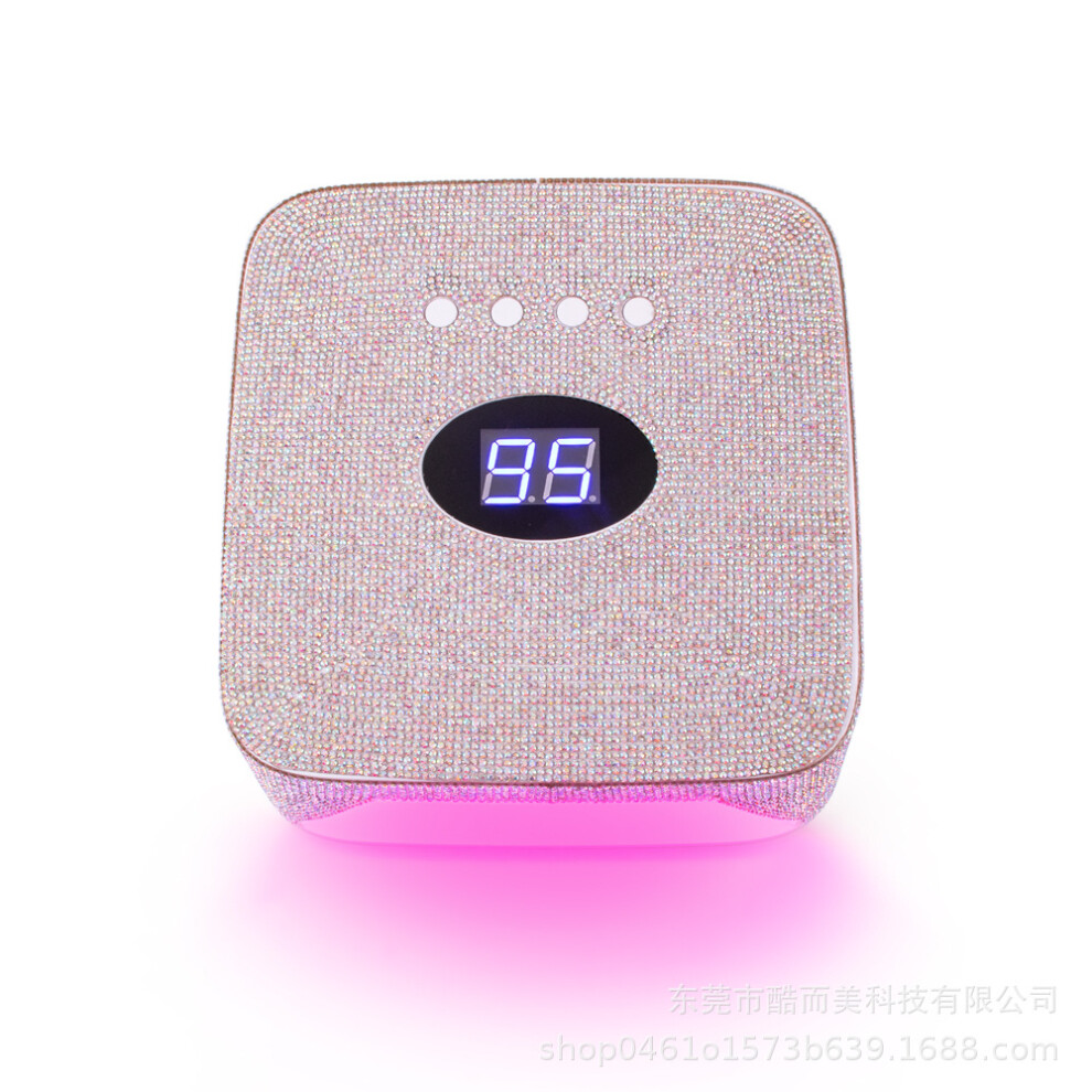 48W Cordless UV Nail Lamp Smart Induction Fast-Drying Rechargeable Nail Dryer Kit