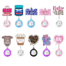 Hospital Stethoscope & Syringe Retractable Nurse Pocket Watch Quartz Set 10pcs