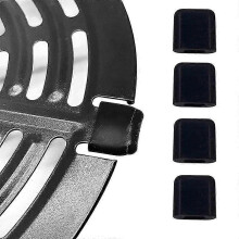 (Black, 5PCS) 3/5/10pcs Air Fryer Rubber,bumpers Part For Air Fryer Grill Pan Heat Resistance