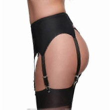 (Black, L) Women Sexy Lace Garter Belt Lingerie Straps Suspender Belt Garter Belts Gifts