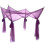 (purple) 4 Corner Post Bed Canopy Compatible Full/queen/king Size Bed Xmas Gift-d 1