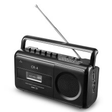 Portable AM/FM Radio & Tape Player with USB Playback