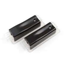 (A) Three -Color Car Footwell Ambient Light Lamp for BMW 1 3 5 Series F10 F11 F20 F22 F25 F26 F30 White & Orange & White