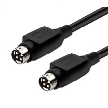 (1.5M) 4Pin DIN Male to Male Adapters Extension Cable for R1700BTR1600TIII Speaker Solid Connection Cord Din 4pin Male Wire 0.3M