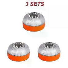 (3Pcs) 2025 Spain DGT-Approved Car Emergency Light - Rechargeable & Magnetic (1-3Pcs)