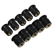 (M6) 10pcs Universal M4/m5/m6 Rubber Well Nuts Blind Fastener For Motorbike Windcreen