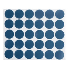 (Blue) Pack of 30 Self Adhesive Screw Hole Covers Vibranting Color Waterproof PVC Stickers for Concealing Furniture Holes warm white