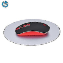 (Red) Compatible with HP S4000 Wireless Mouse 2.4Ghz 1600DPI Optical Mute with NANO Receiver for PC Laptop