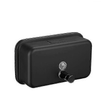 (Black) Wall Mount 1000ml Stainless Steel Hand Soap Dispenser