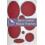 (Red Wine) Self-Adhesive Pre-Cut Down Jacket Repair Patches, Soft Waterproof 1