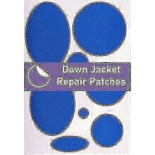 (Royal Blue) Self-Adhesive Pre-Cut Down Jacket Repair Patches, Soft Waterproof