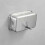 (Silver) Wall Mount 1000ml Stainless Steel Hand Soap Dispenser 1