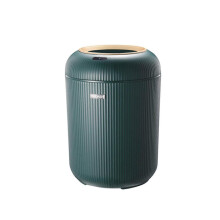 (Green) Automatic Sensors Trash Can for Bathroom Kitchen Luxury Smart Trash Bin Bedroom Waterproof Electric Waste Bin 9.5L/10L White Tall Model