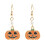 Halloween-Ohrringe mit Kürbis Yellow 1