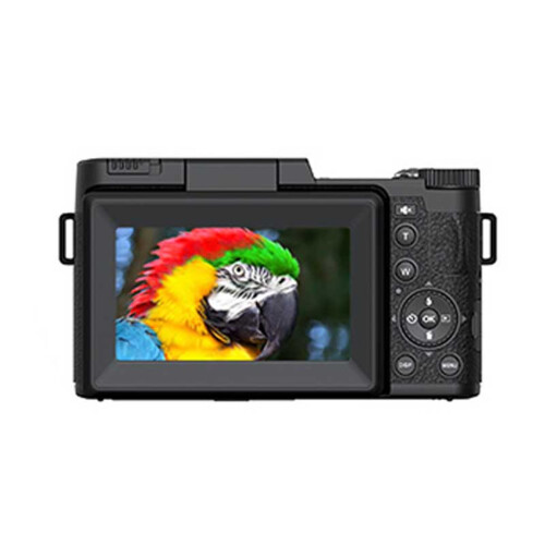 5K Ultra HD 64MP WiFi Digitalkamera mit Klappbildschirm & Makroobjektiv Black 2