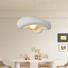 Suspension nuageuse Wabi-Sabi irrégulière E27, lustre de plafond créatif pour salle à manger ou cuisine