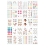 Rubbing - temporary tattoos 30 sheets with colorful motifs 1