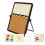 Desktop-Pinnwand aus Holz, Kork-Pinnwand,-Kork-Whiteboard-Split 1