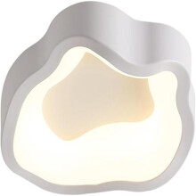 Lámpara de techo LED de nube de 12 W, luz blanca cálida, ideal para niños, sala de estar, cocina y pasillo.