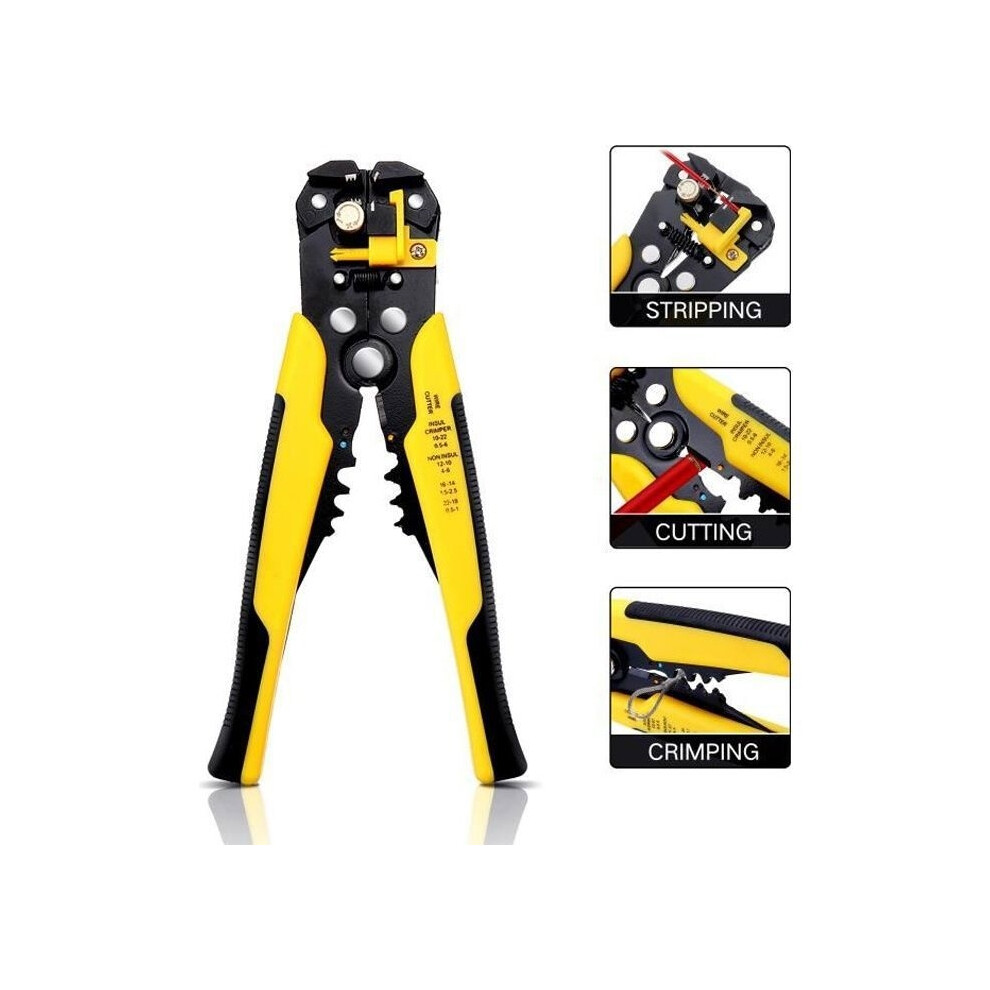 Tempsa - Self-Adjusting Wire Stripper - Cable Diameters From 0.2 To 6 Mmâ² 9301941289938
