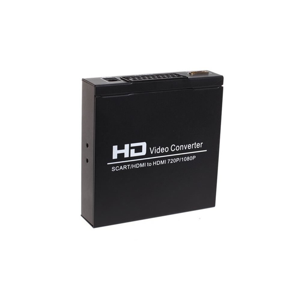 Getek Hdmi To Scart To Hdmi Adapter 720P Hd 1080P Video Converter Monitor Box For Hdtv Dvd Stb 9301941293683