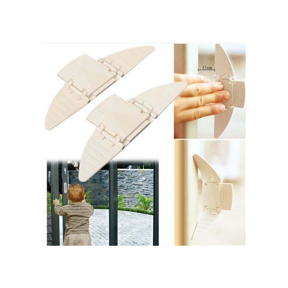 4-Piece Sliding Door Lock, Baby/Child Window/Closet Safety Locks Aihontai