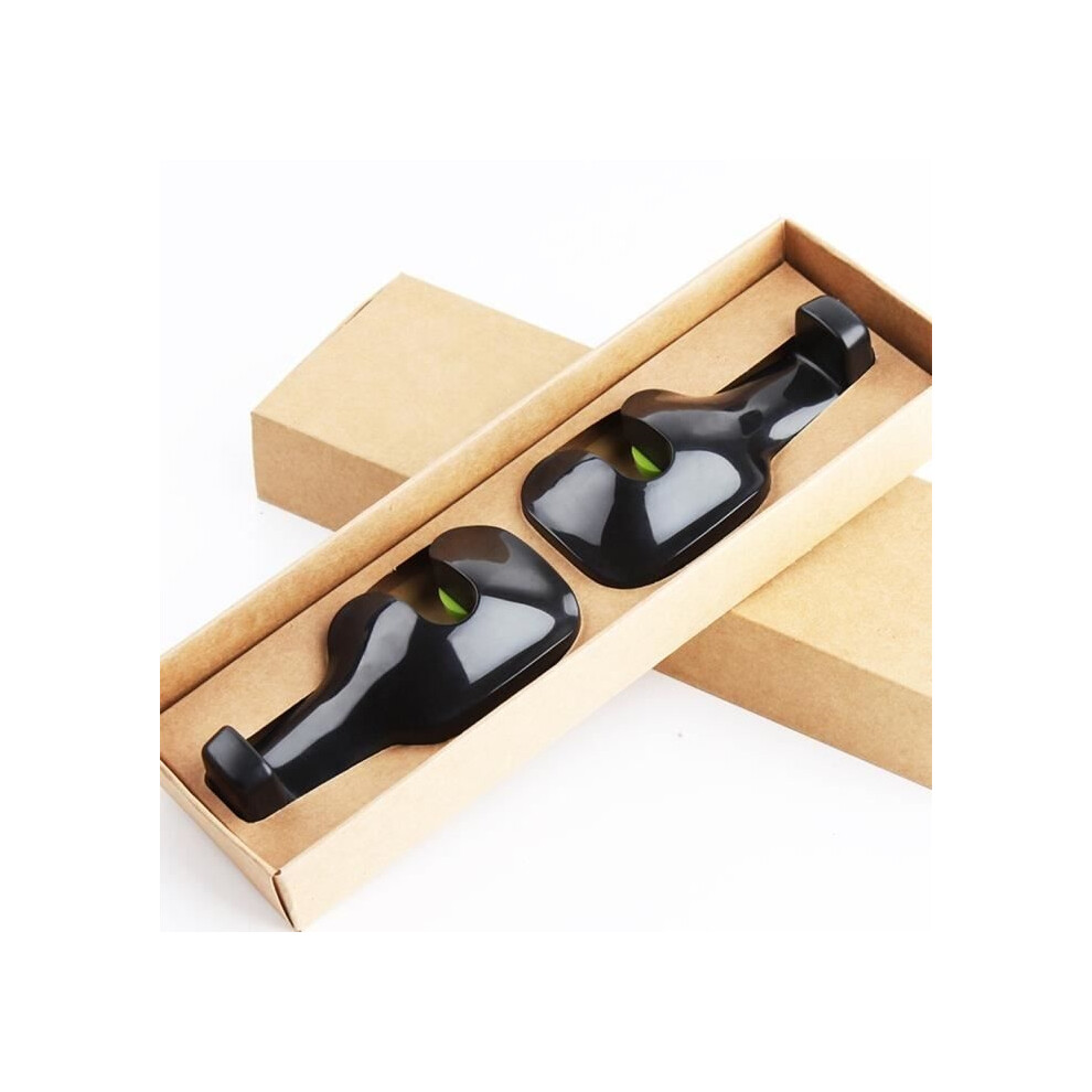 2Pcs - Set Car Headrest Hooks Universal Car Organizer Hanger Support Hook Black 9301941296738